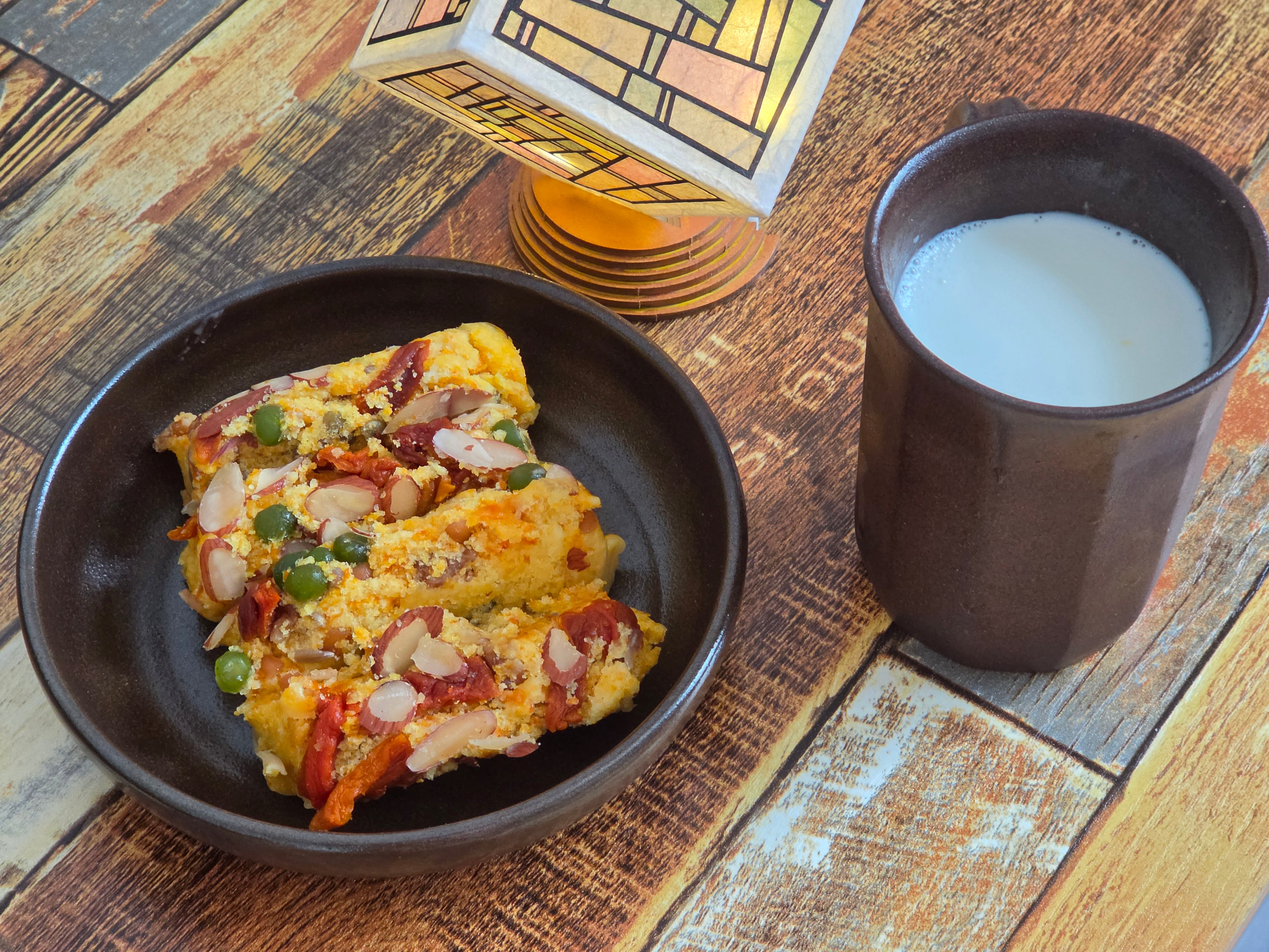 Korean Onggi Serving Plate — Traditional Handcrafted Earthenware