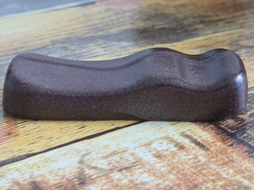 Korean Onggi Spoon Rest — Handcrafted Traditional Earthenware