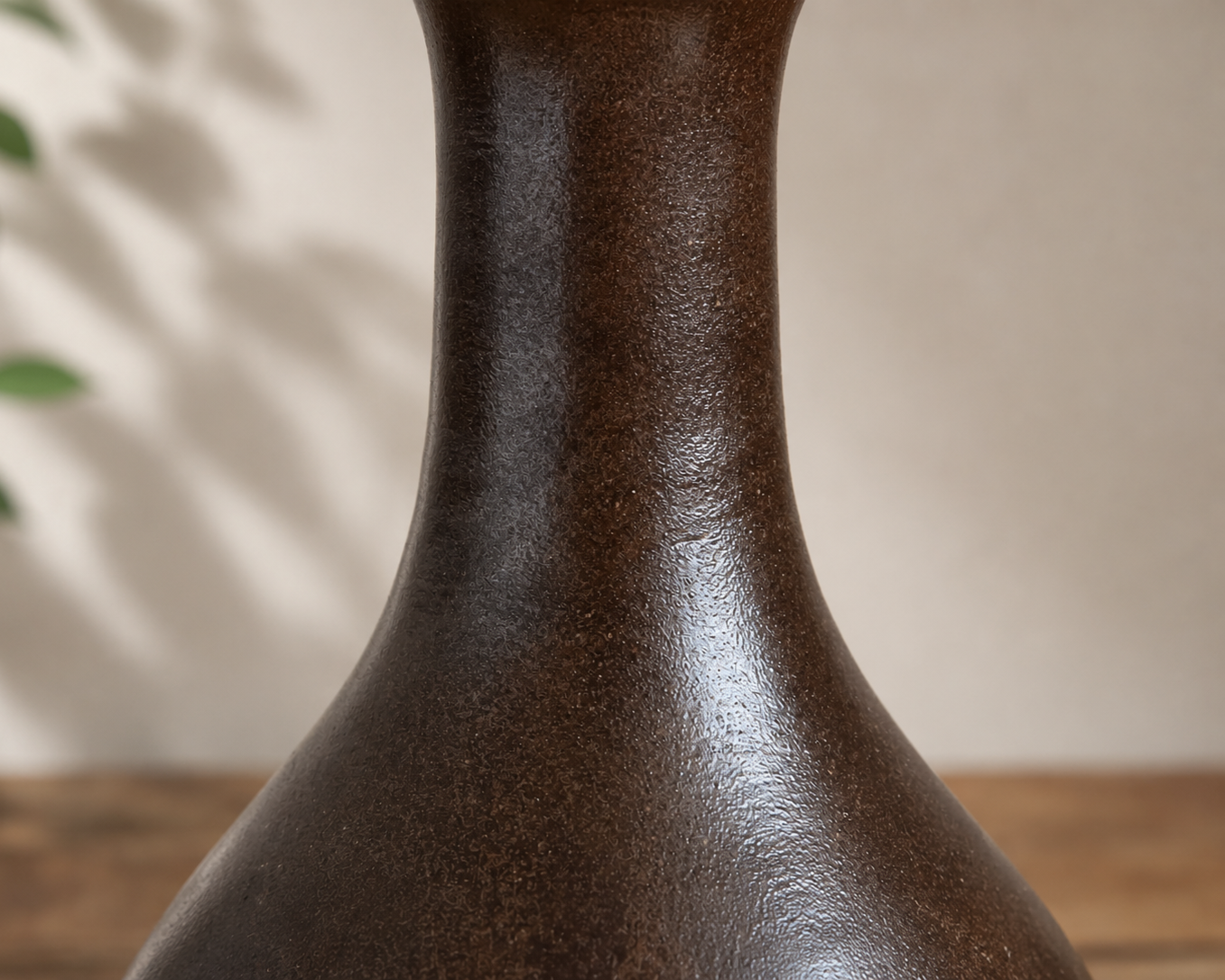 Traditional Korean Onggi Liquor Bottle — Handcrafted Earthenware Jug